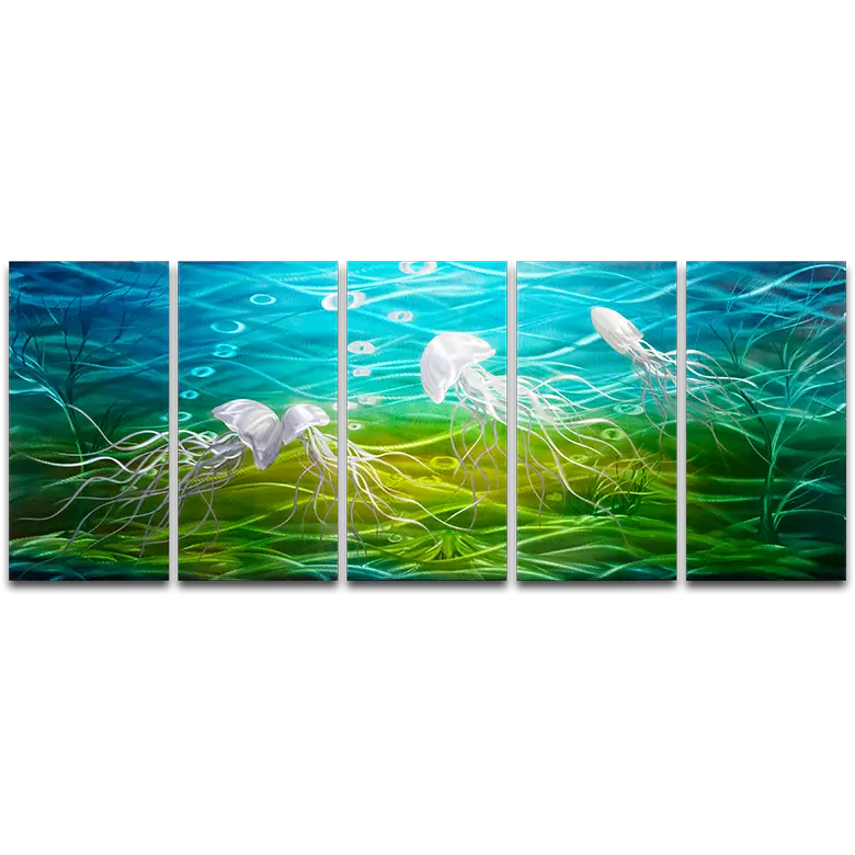 Jellyfish Underwater Painting