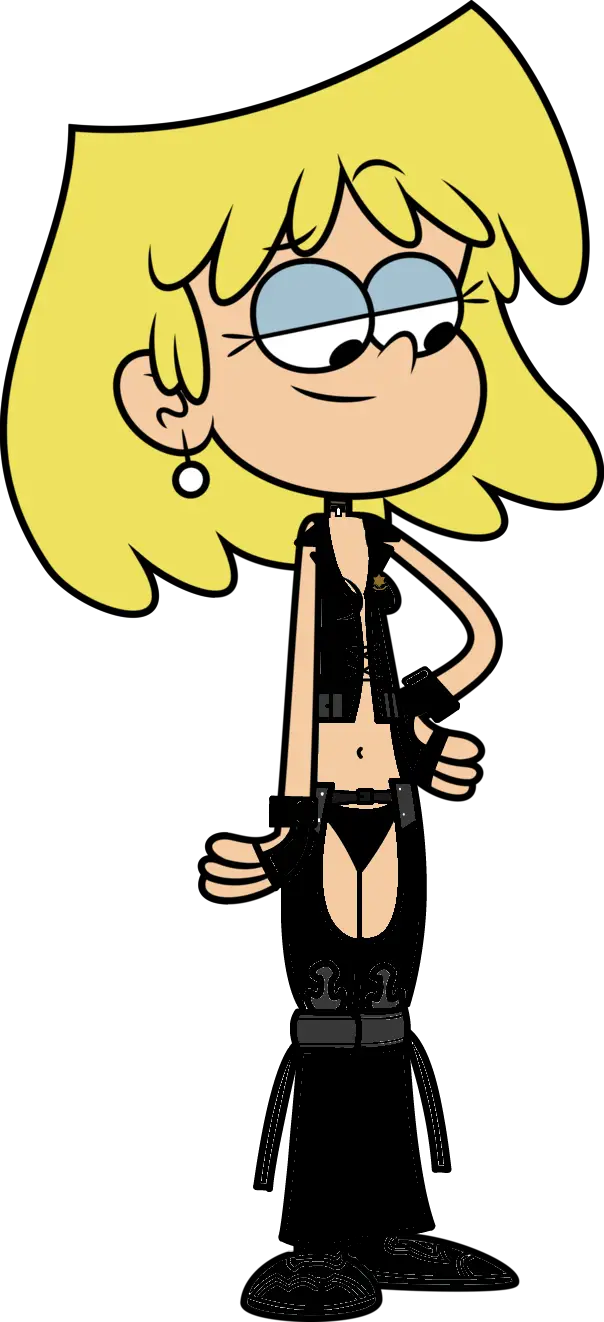 Cartoon Girl in Gothic Outfit