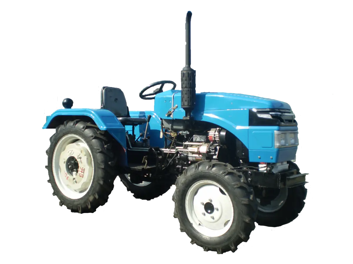 Blue Tractor for Agricultural Use