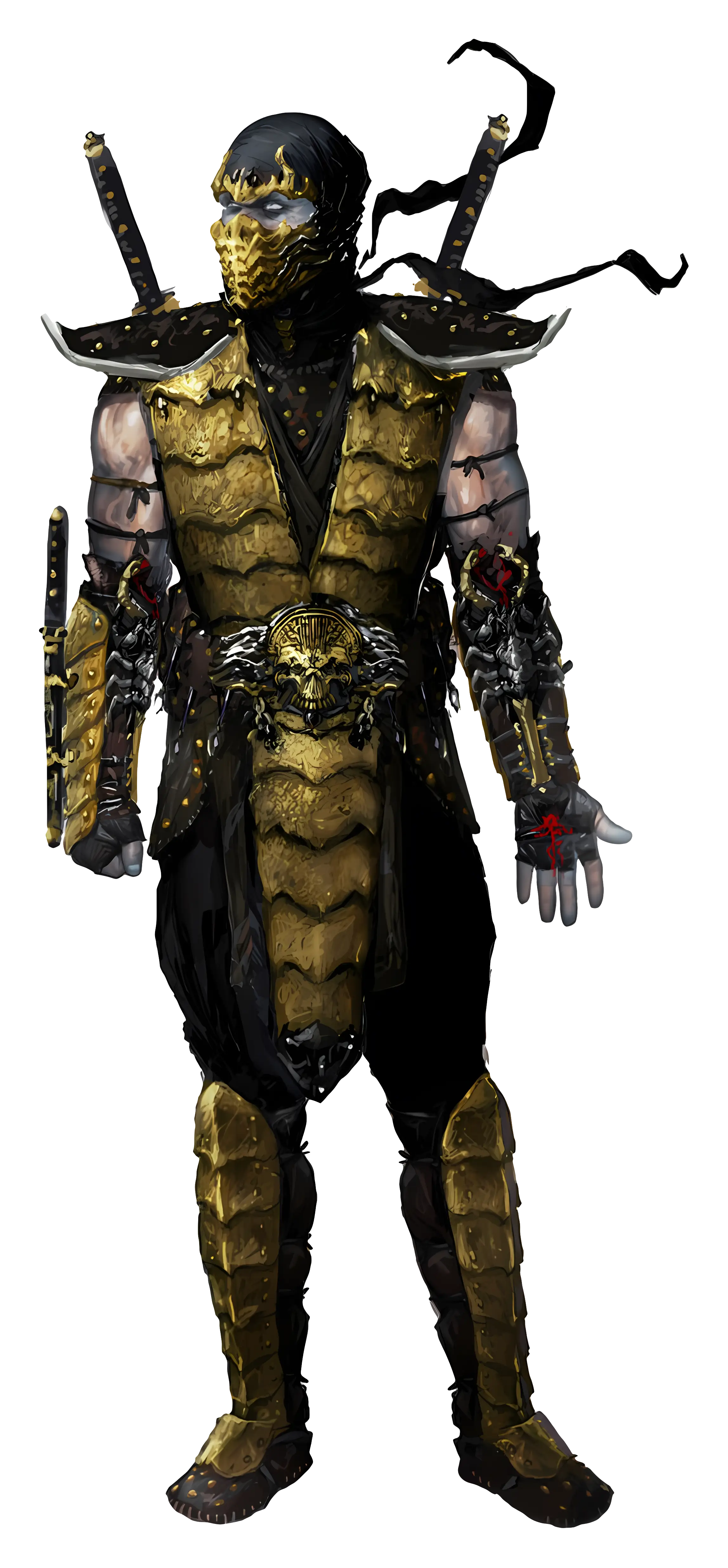 Scorpion Character in Armor