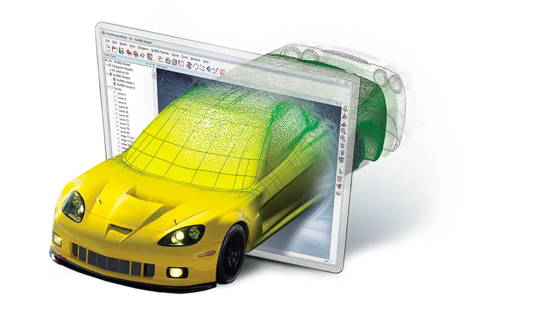 3D Car Model Rendering