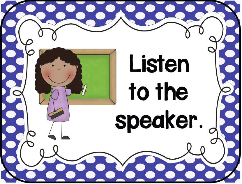Listen to the Speaker Sign