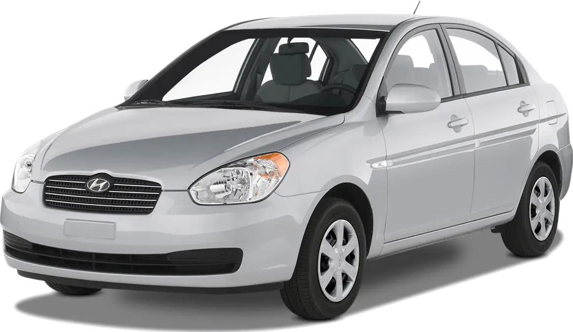 White Sedan Car