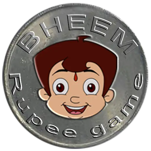 Bheem Cartoon Character on Coin