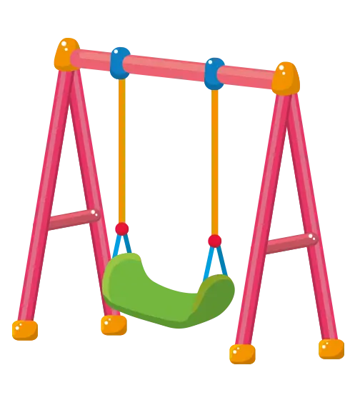 Children&#039;s Swing Set for Outdoor Play