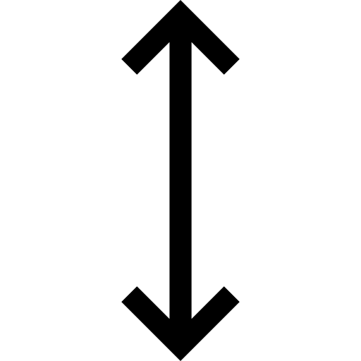 Up and Down Arrows Symbol for Navigation