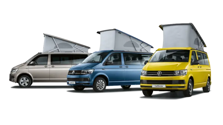 Three Camper Vans