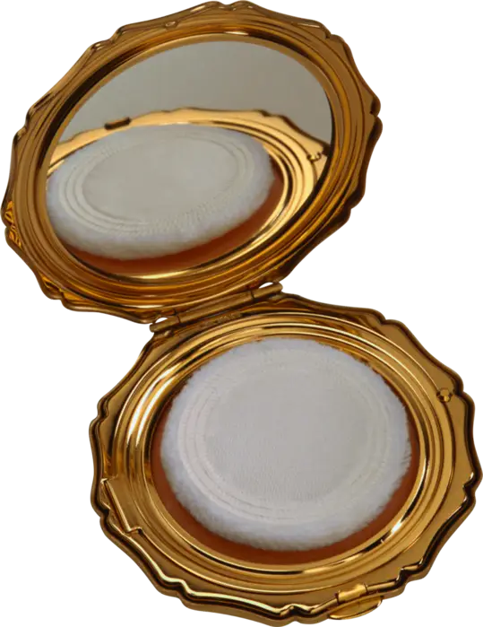 Gold Compact Mirror