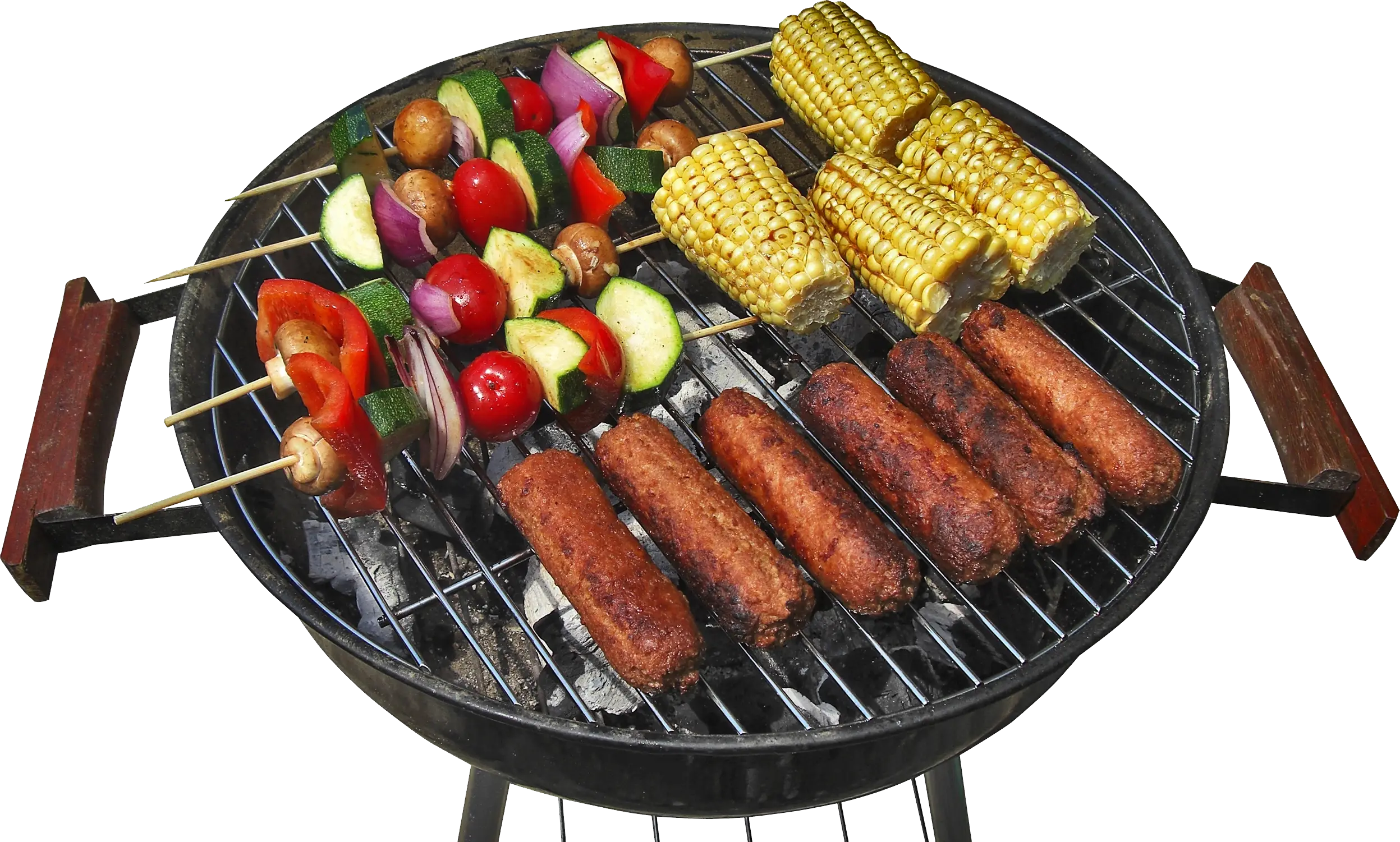 Barbecue Grill with Food