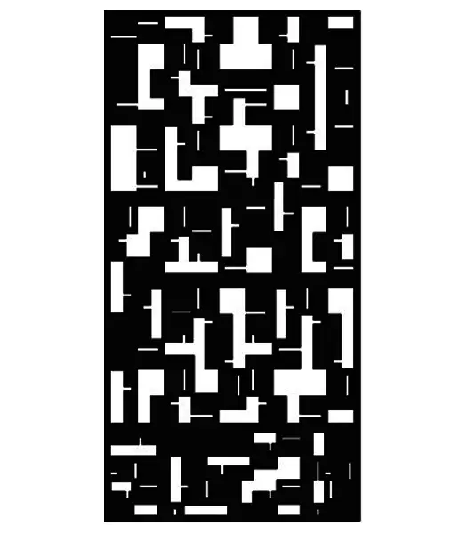Black and White Abstract Pattern