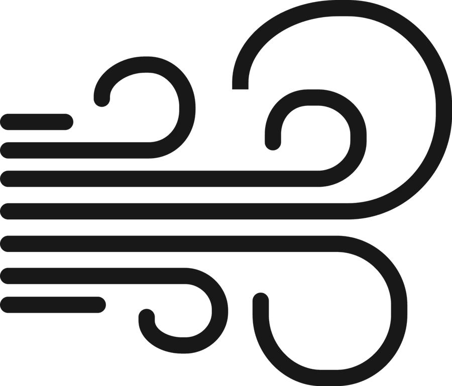 Wind Icon Illustration