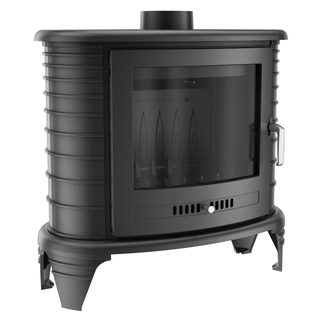 Black Cast Iron Wood Stove