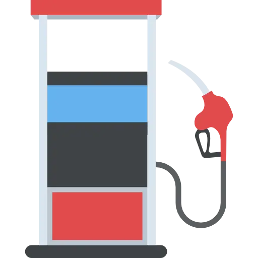 Colorful Gas Pump Illustration
