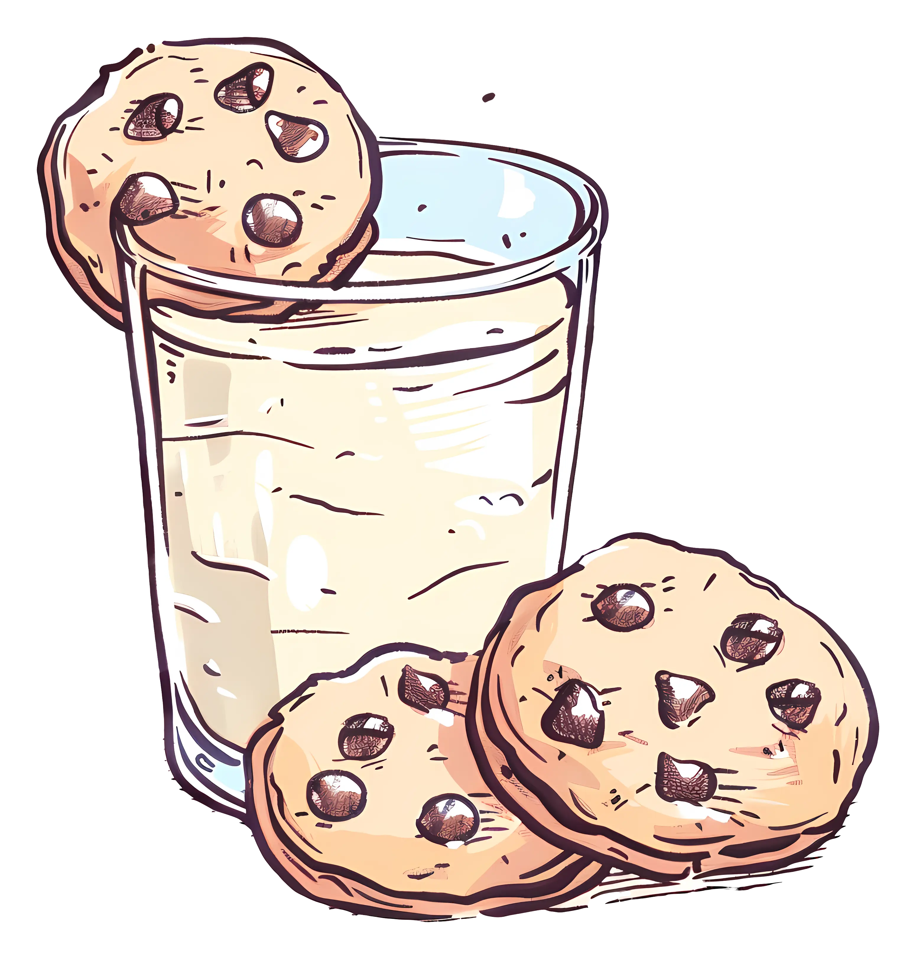 Delicious Cookies and Milk