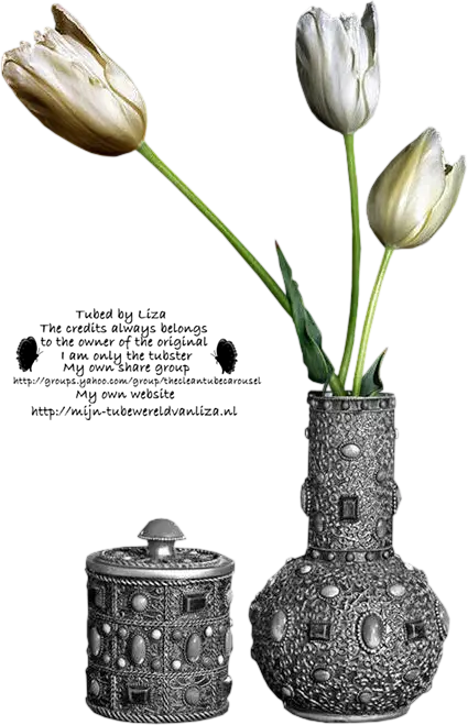 Decorative Vase with Flowers for Home Decor
