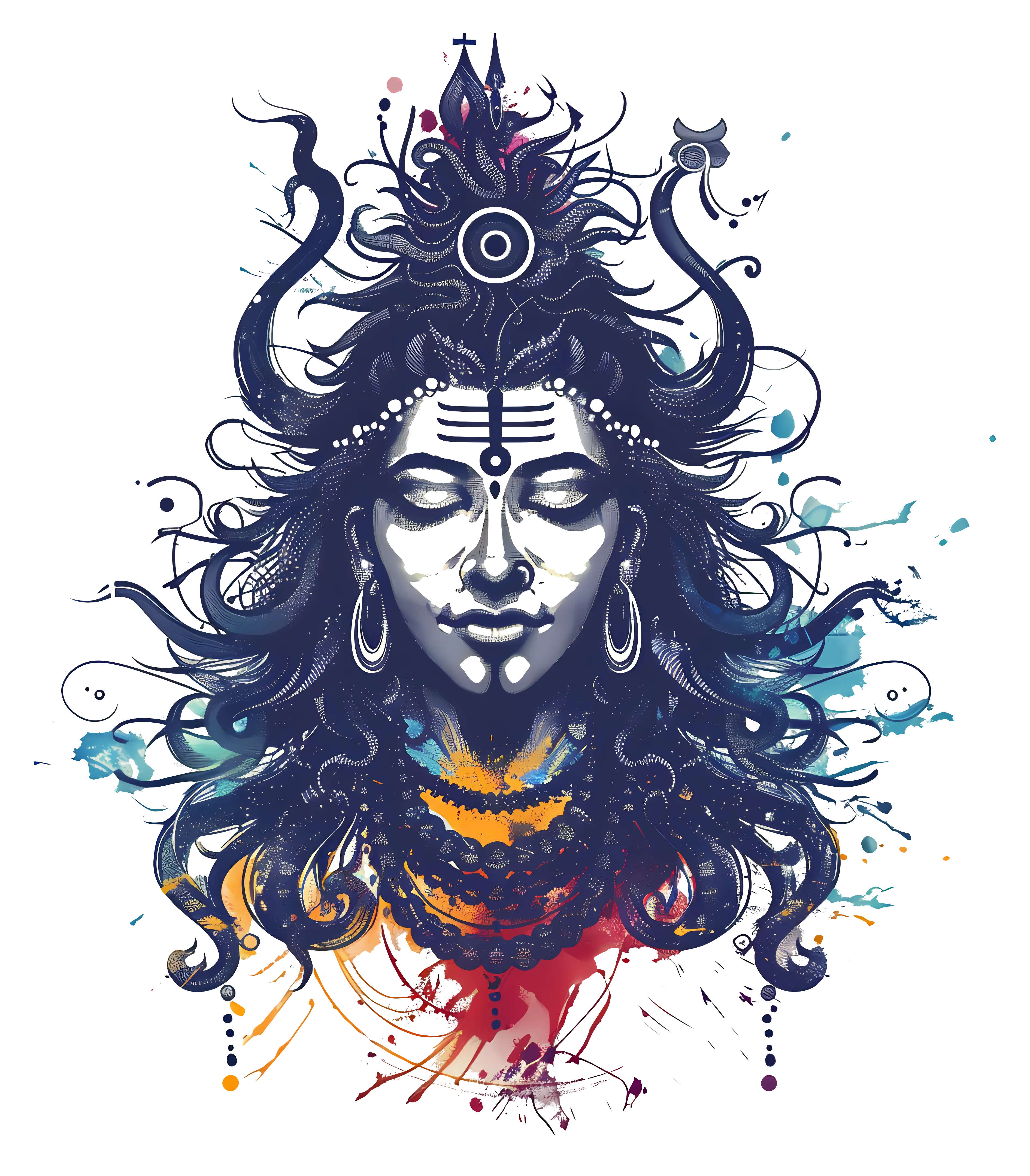 Spiritual Lord Shiva Painting