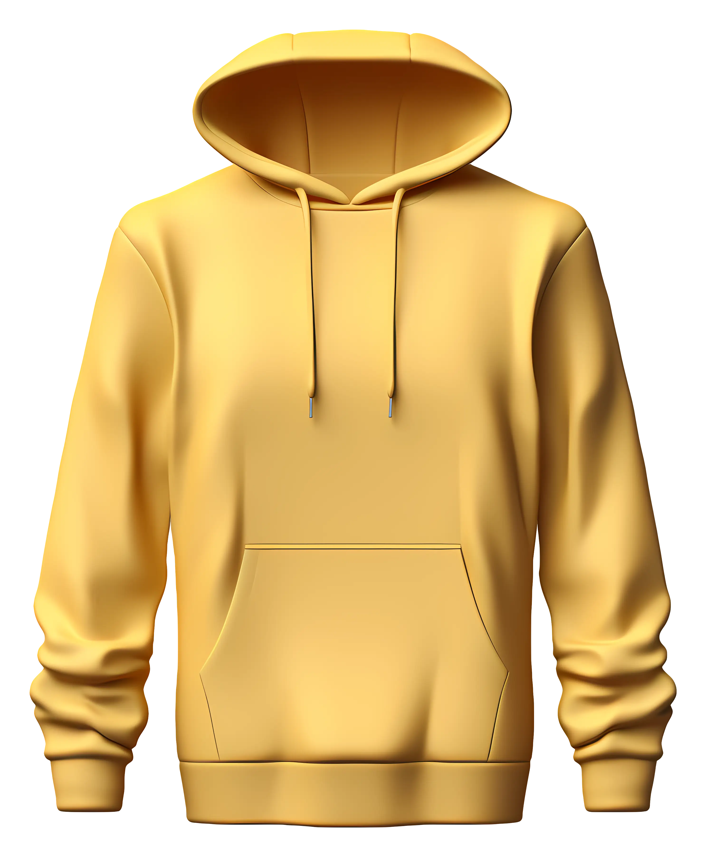 Bright Yellow Hoodie for Casual Style