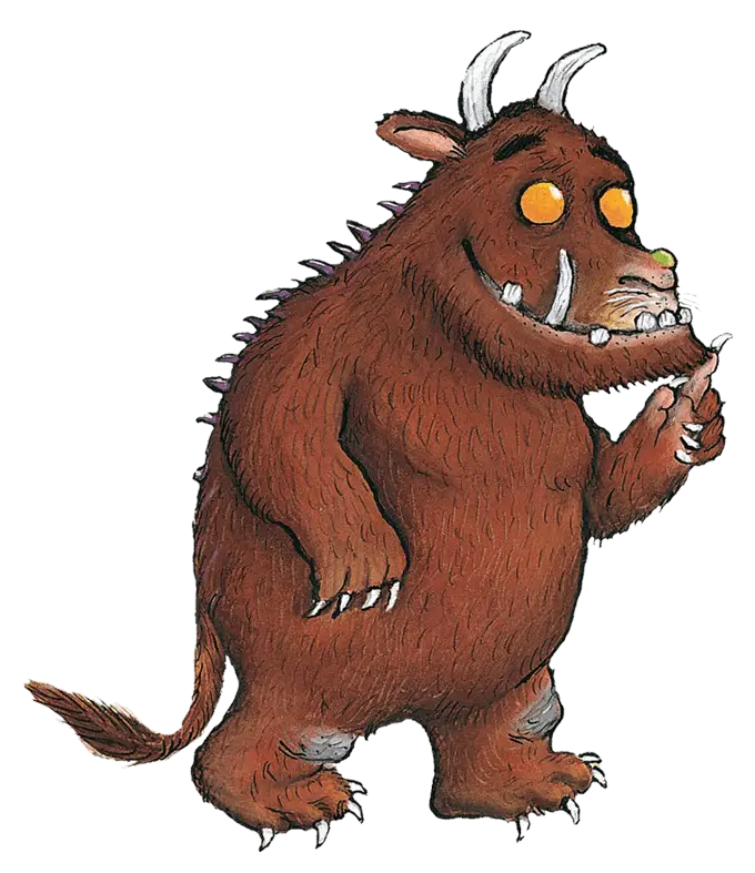 Brown Monster Cartoon Character