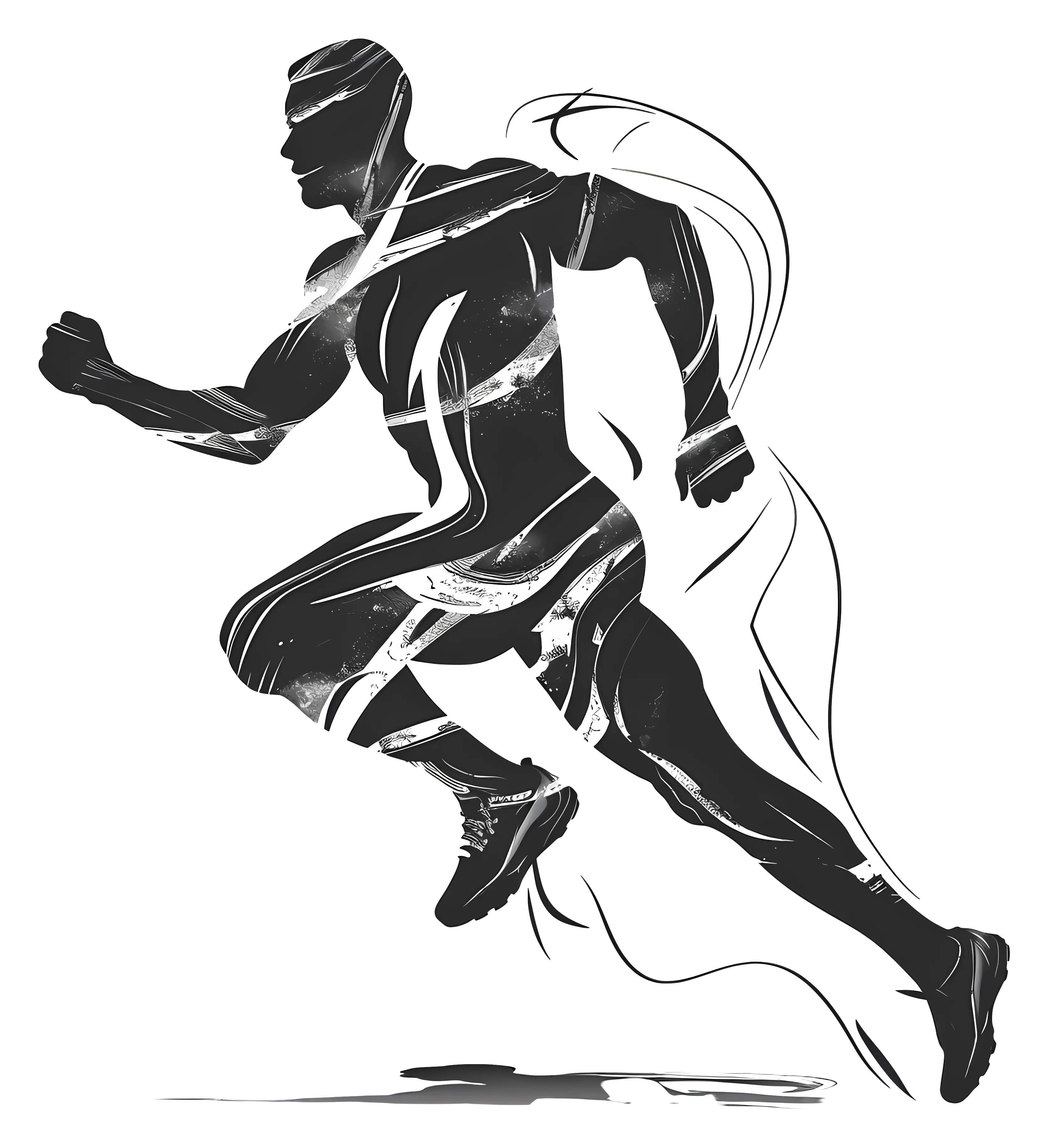 Running Man Silhouette