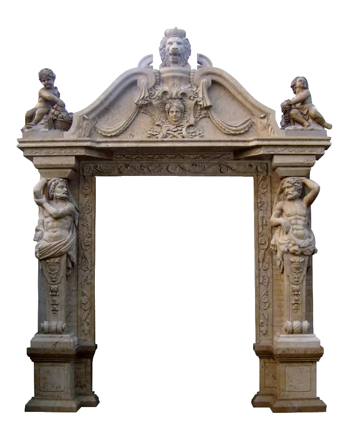Ornate Stone Carved Archway