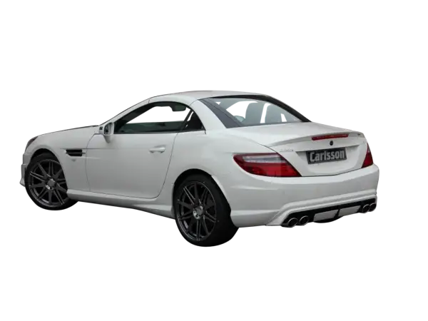 White Luxury Convertible Sports Car