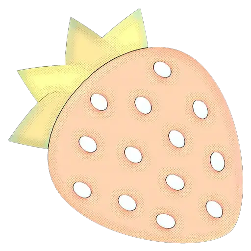 Cute Pink Strawberry Design