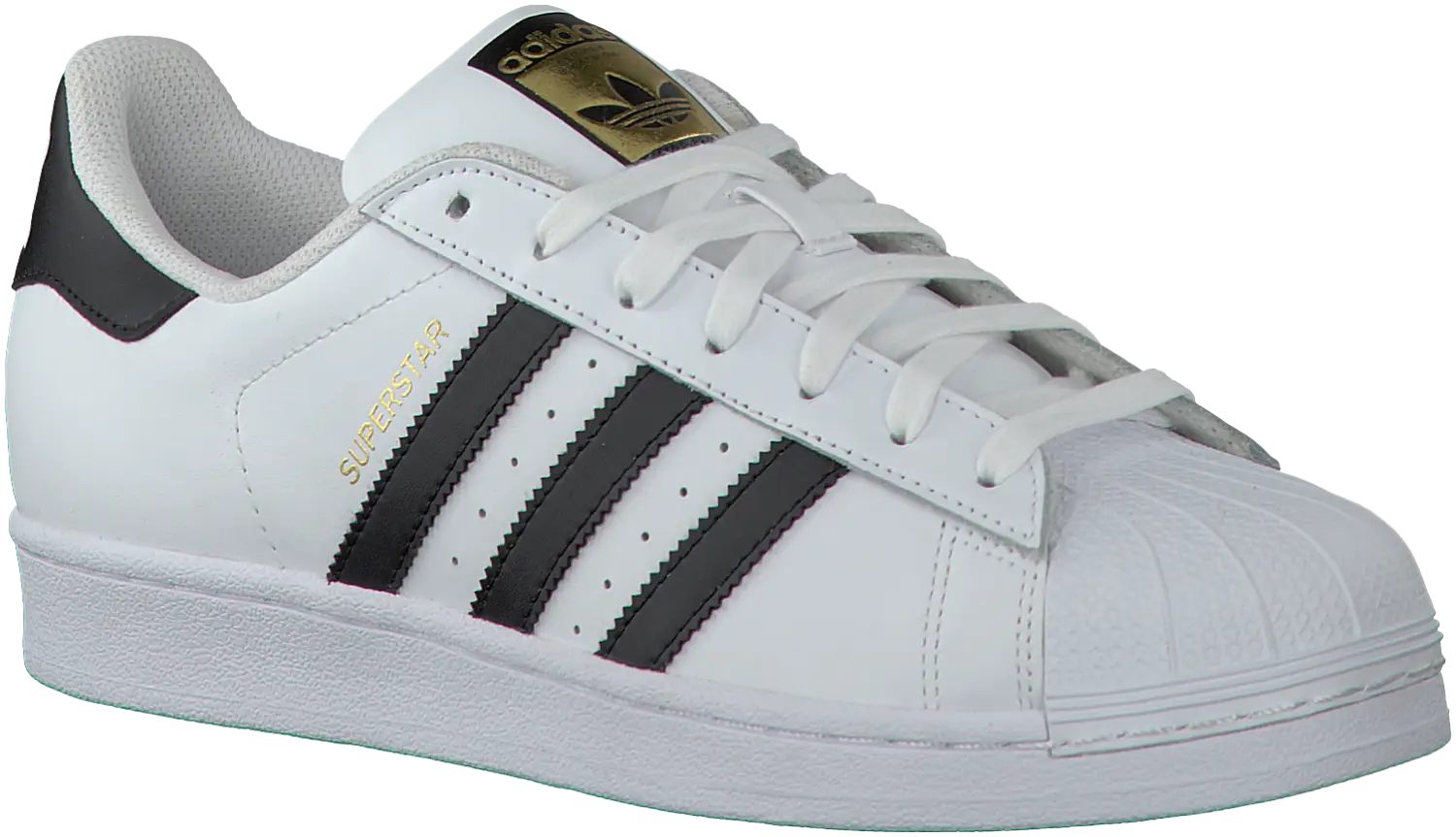 White Casual Sneaker with Black Stripes