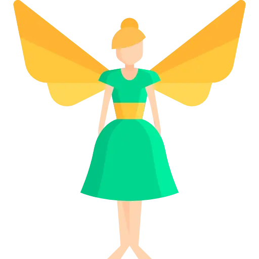Fairy with Golden Wings
