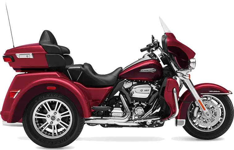 Red Trike Motorcycle for Adventure