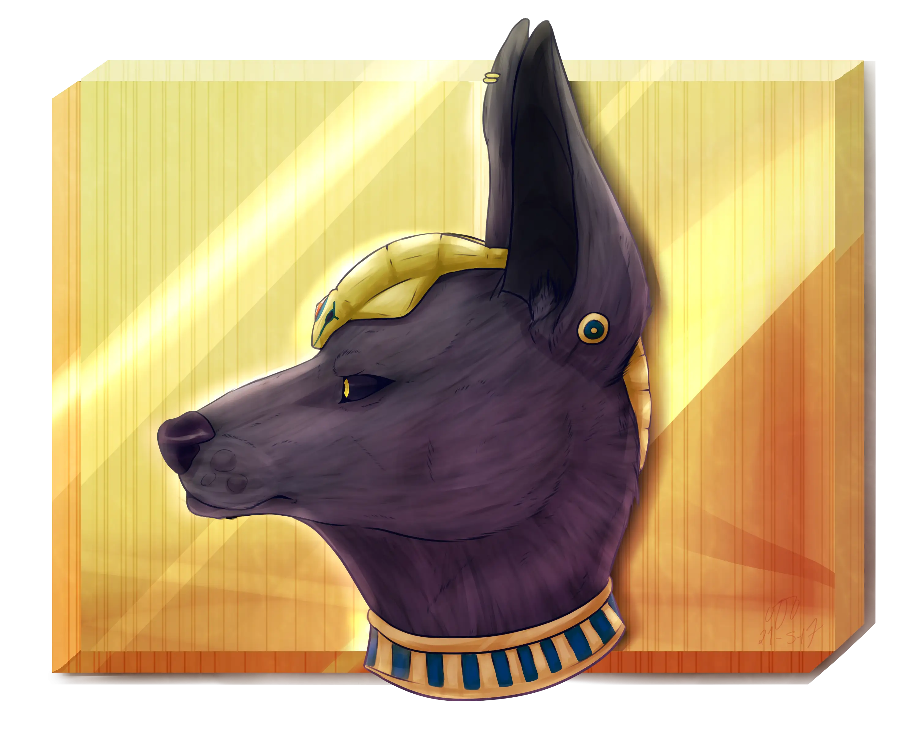 Anubis Head in Egyptian Mythology