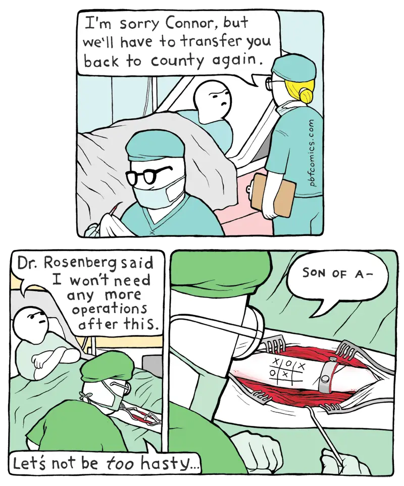 Humorous Surgery Comic