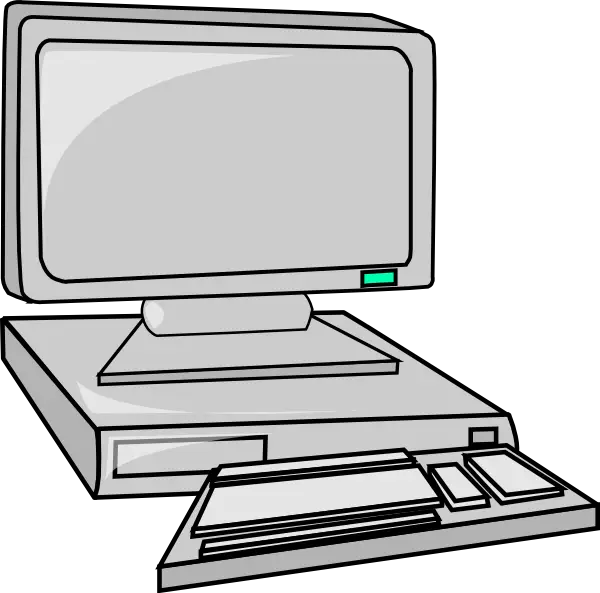 Classic Desktop Computer Illustration