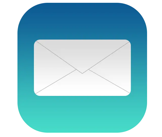 Simple Email Icon with Gradient Background