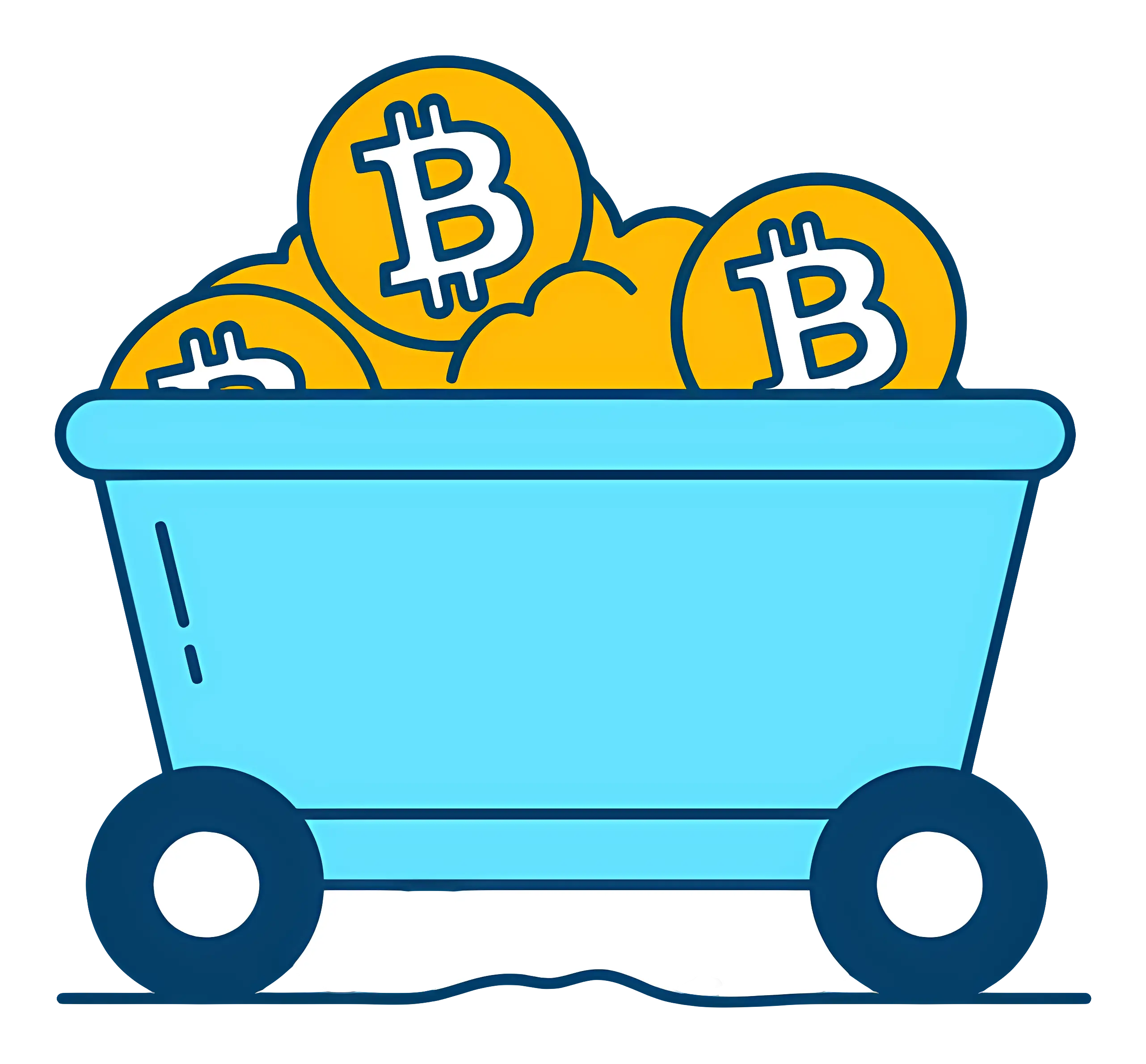 Bitcoin Cart for Cryptocurrency Mining