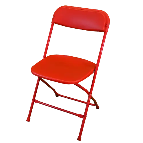 Red Folding Chair for Portable Seating