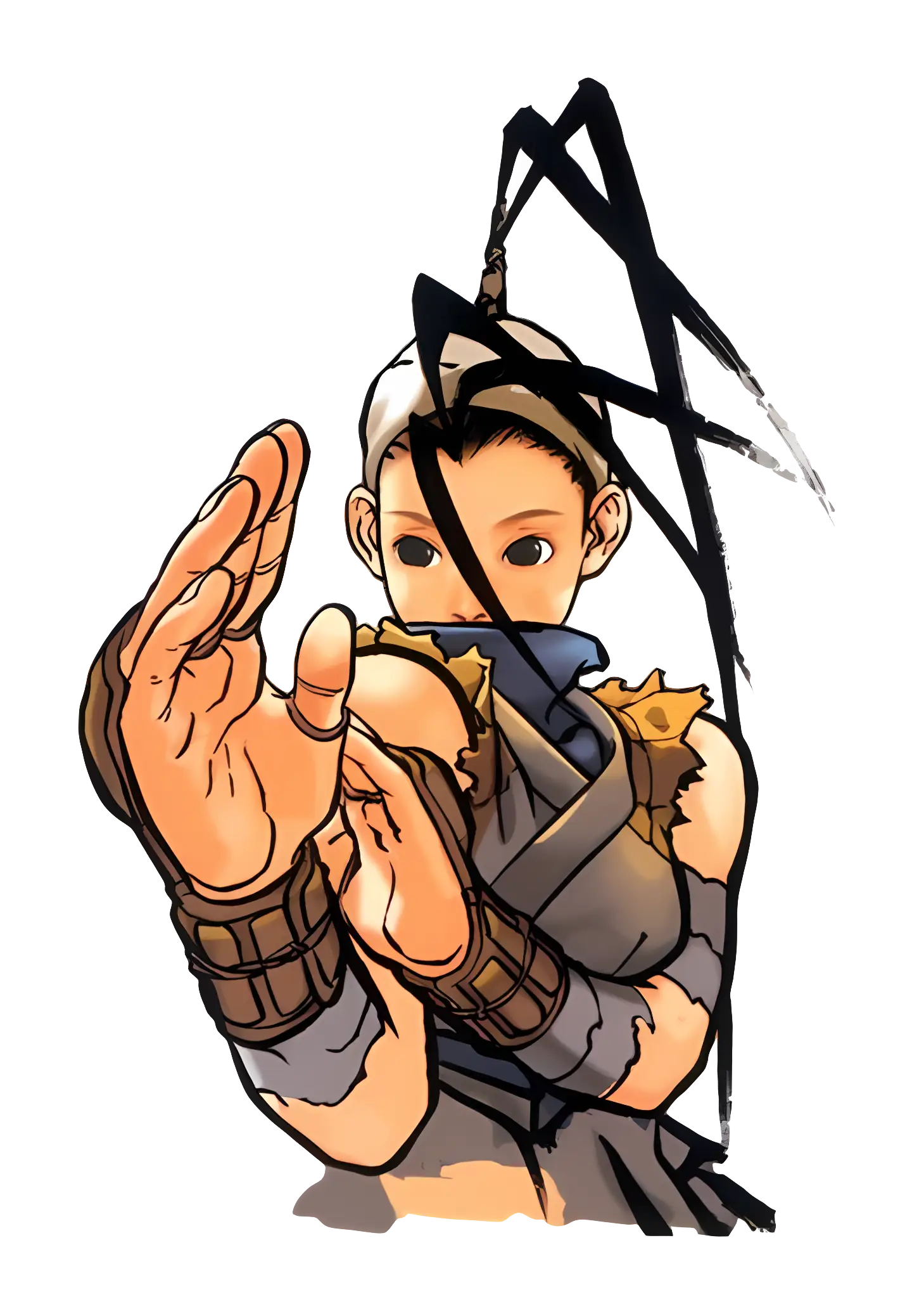 Martial Arts Girl in Action Pose