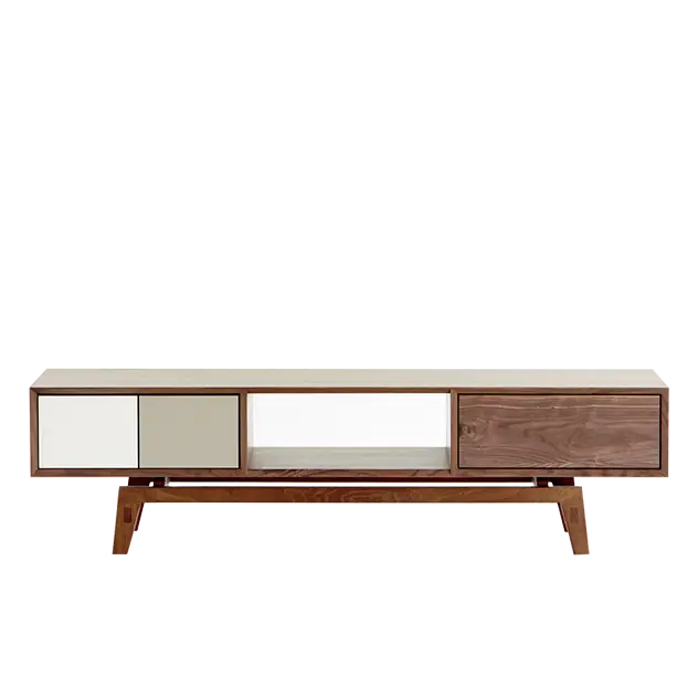 Modern Wooden TV Stand for Living Room