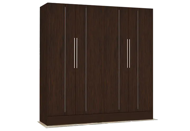 Brown Wooden Wardrobe for Home Storage