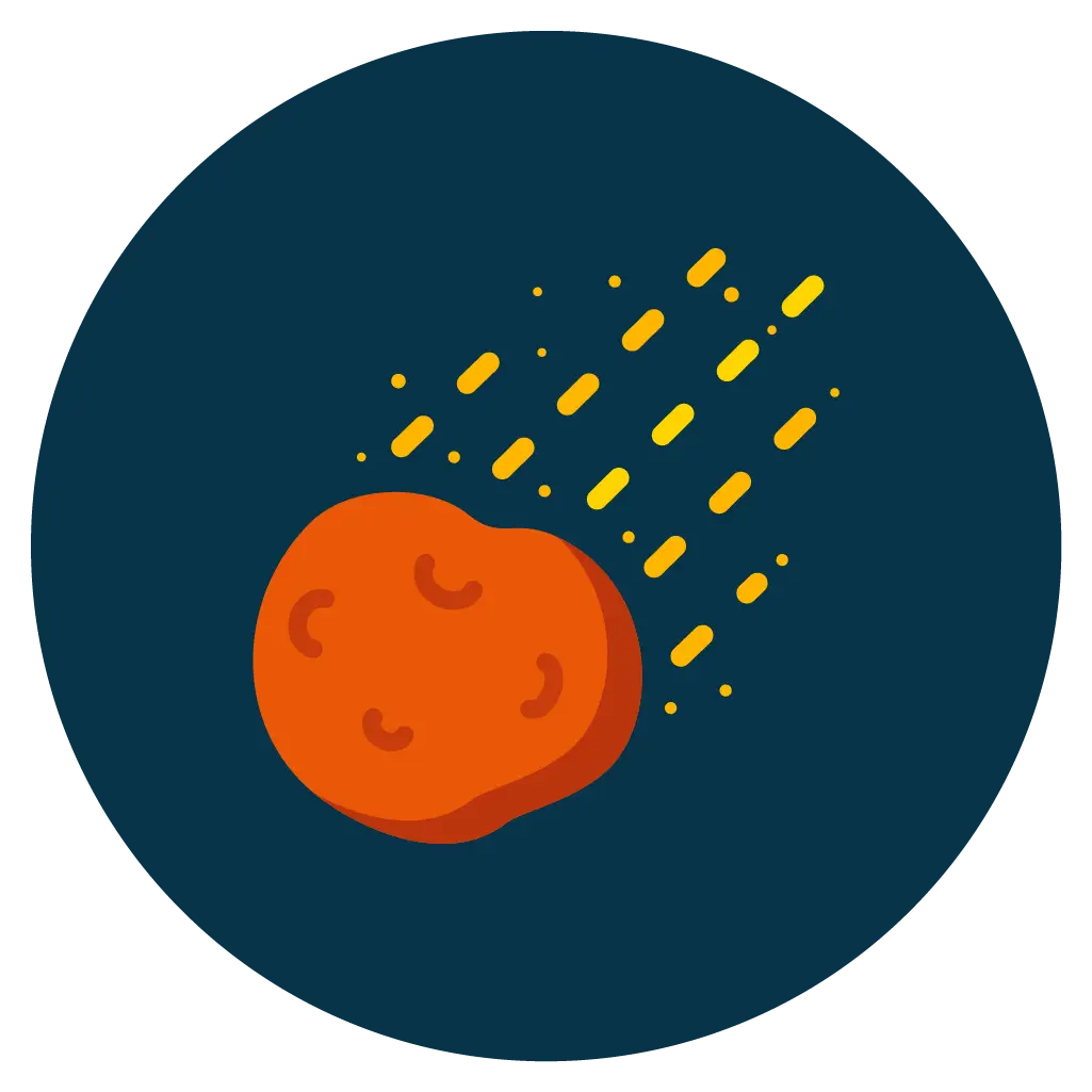 Meteor in Space
