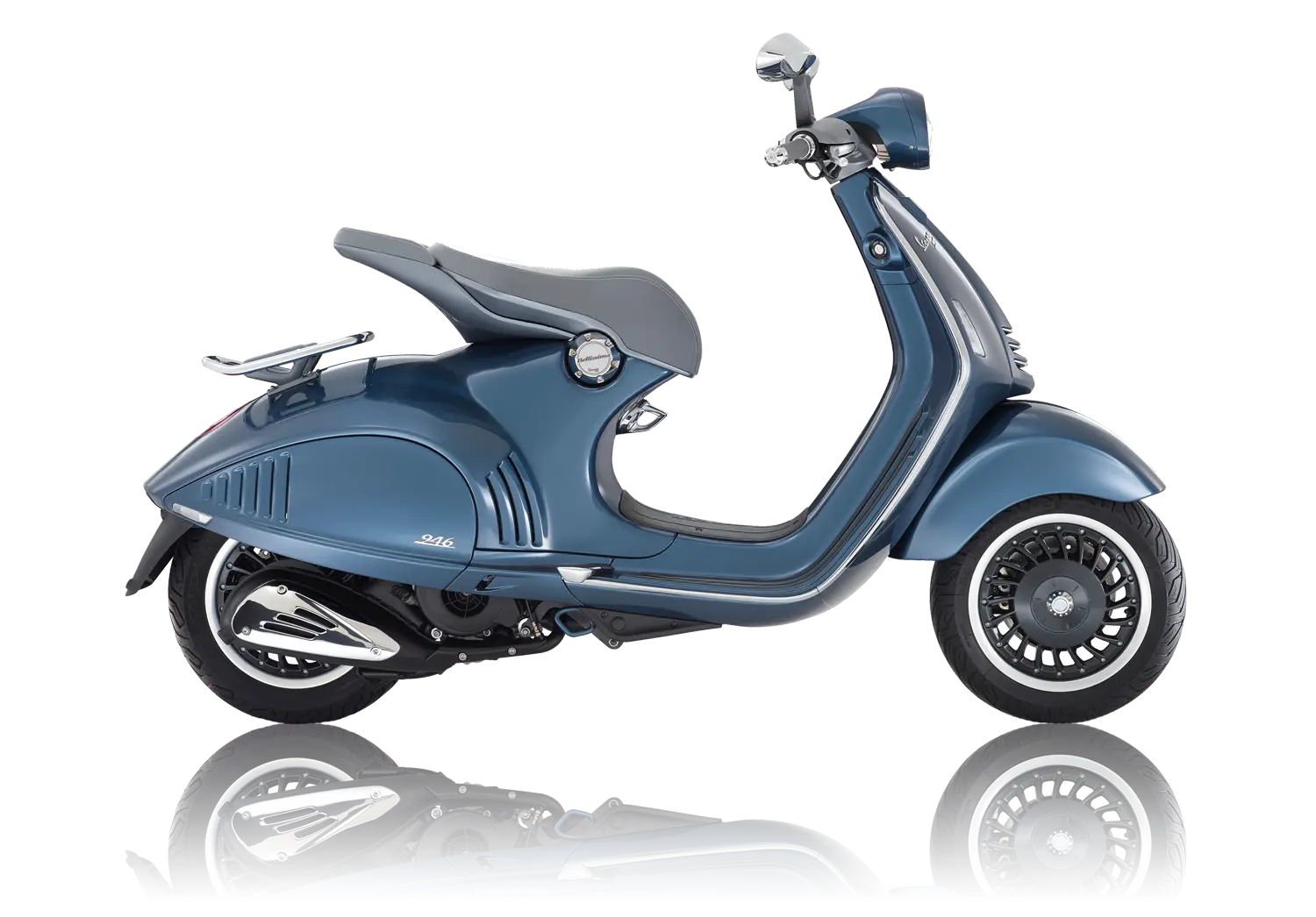 Blue Vespa Scooter for Urban Commute