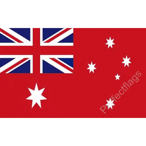 Australian Red Ensign Flag Illustration