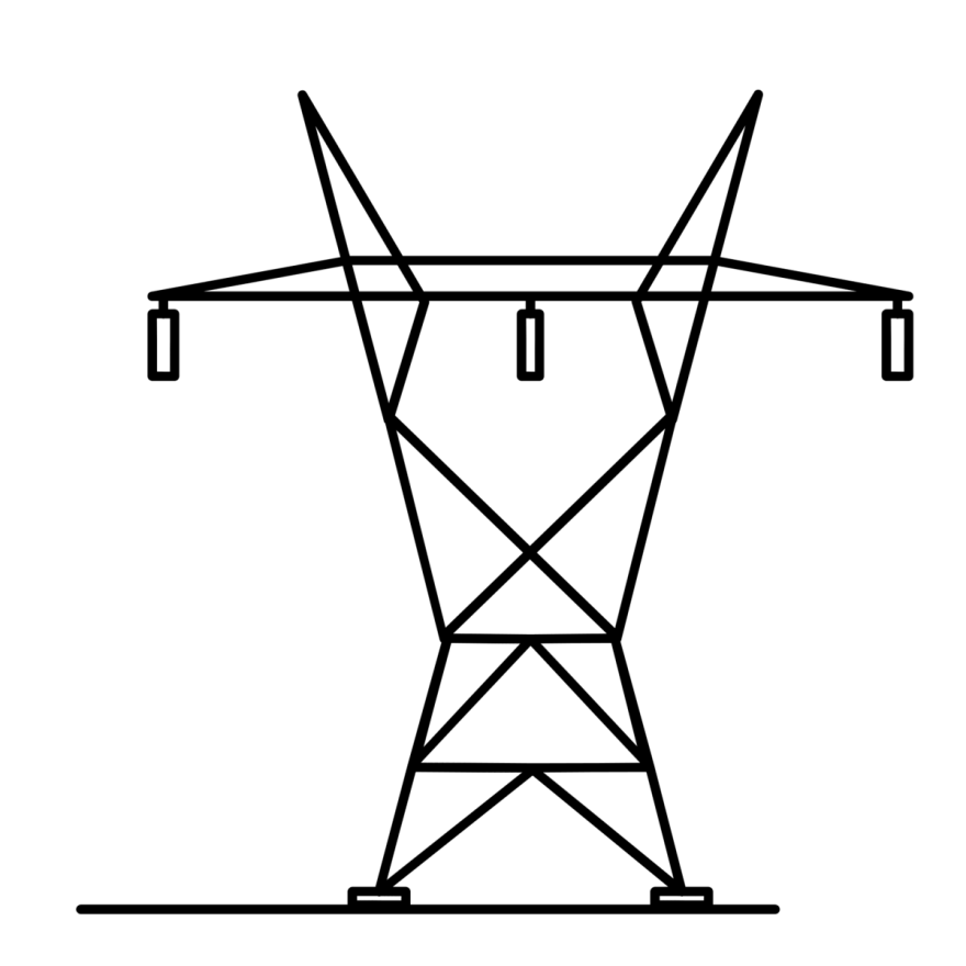 Power Line Transmission Structure
