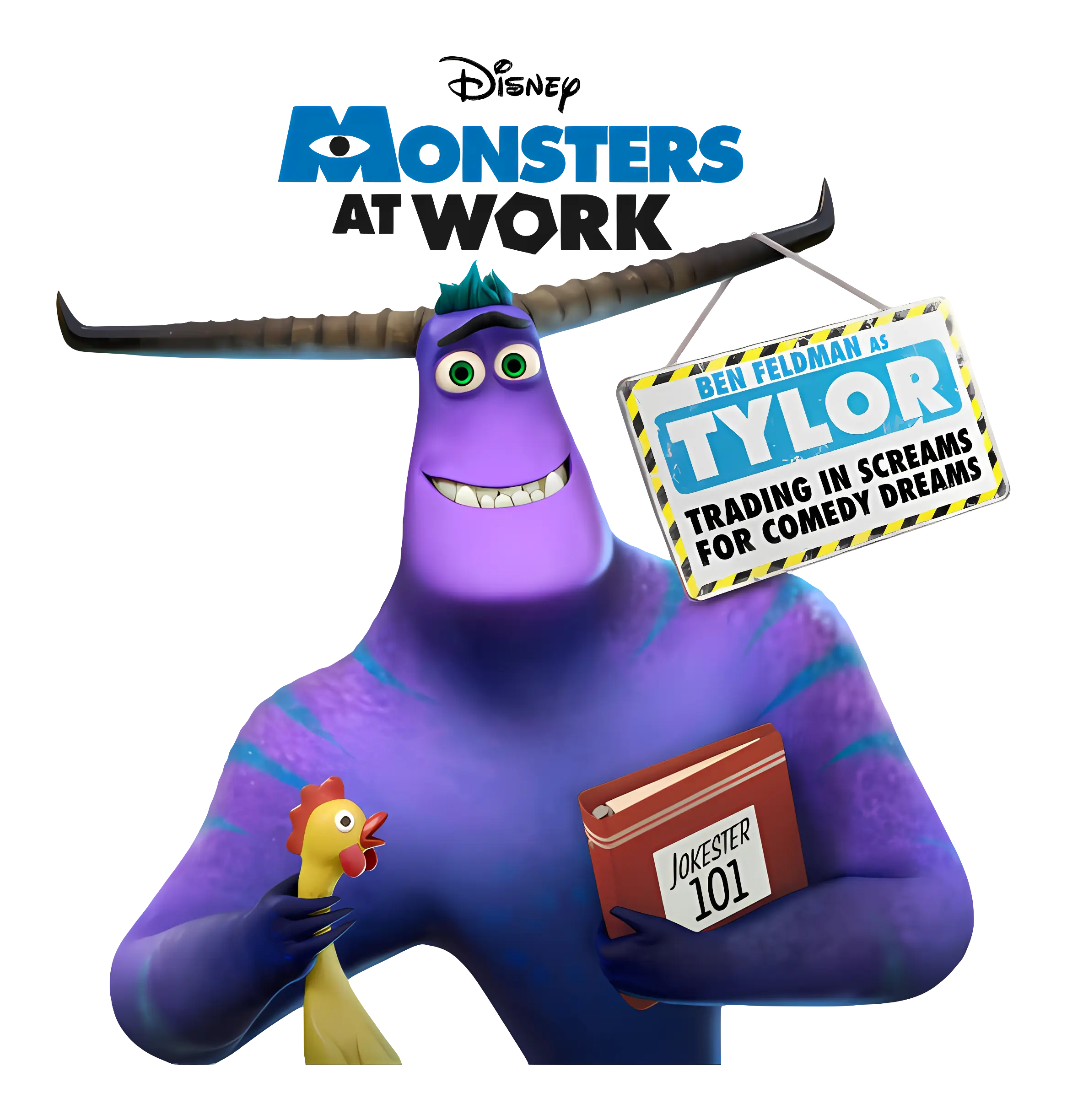 Tylor Monster with Comedy Book