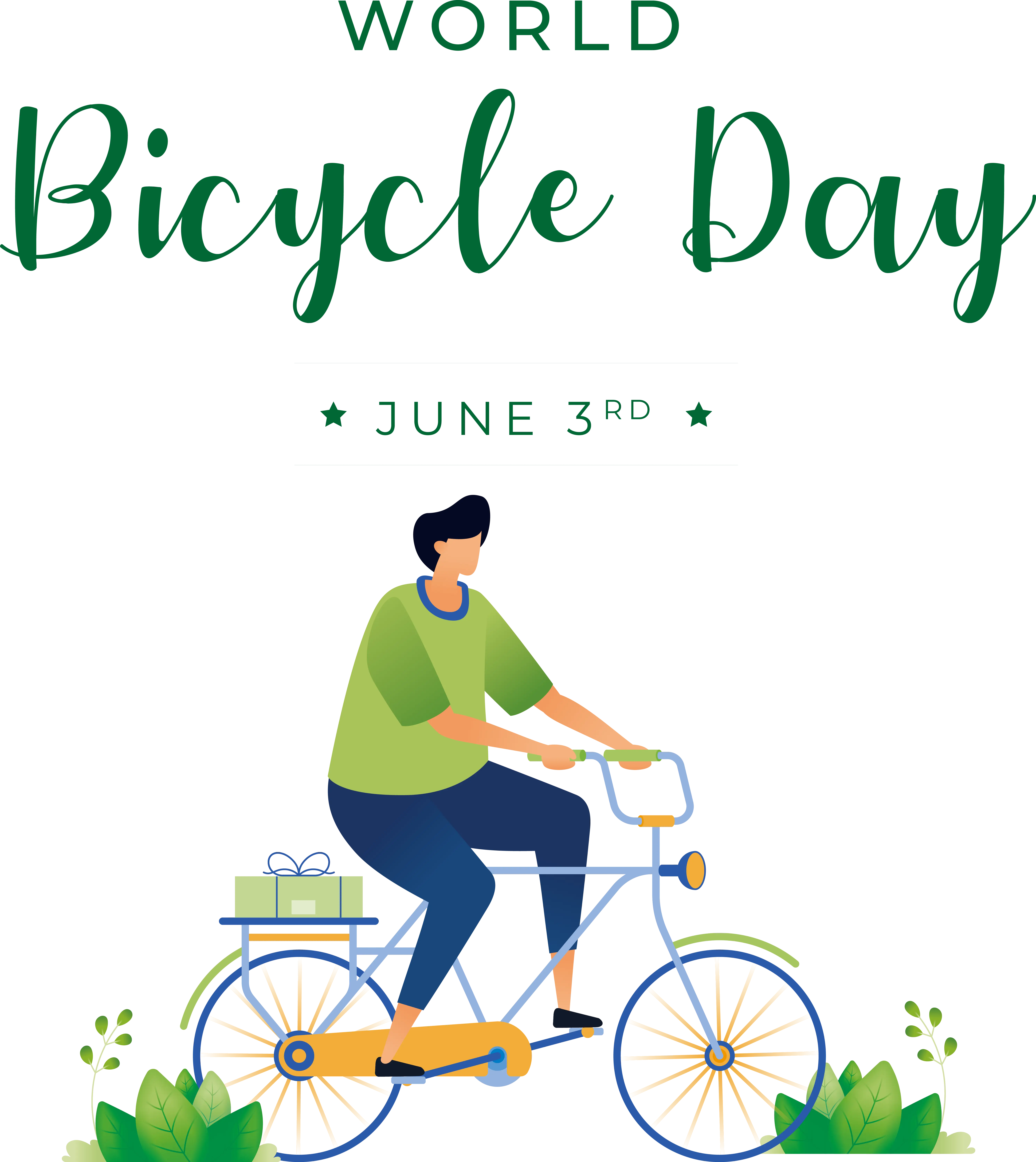 World Bicycle Day June 3 Design