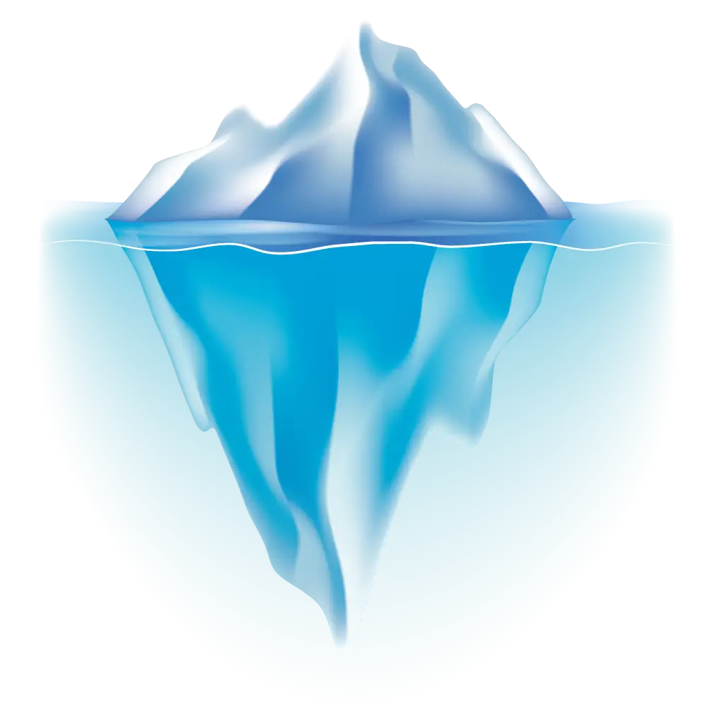 Iceberg in the Ocean