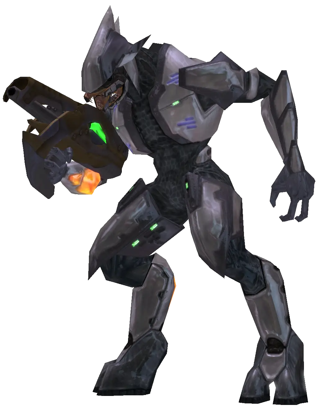 Alien Warrior with Armor