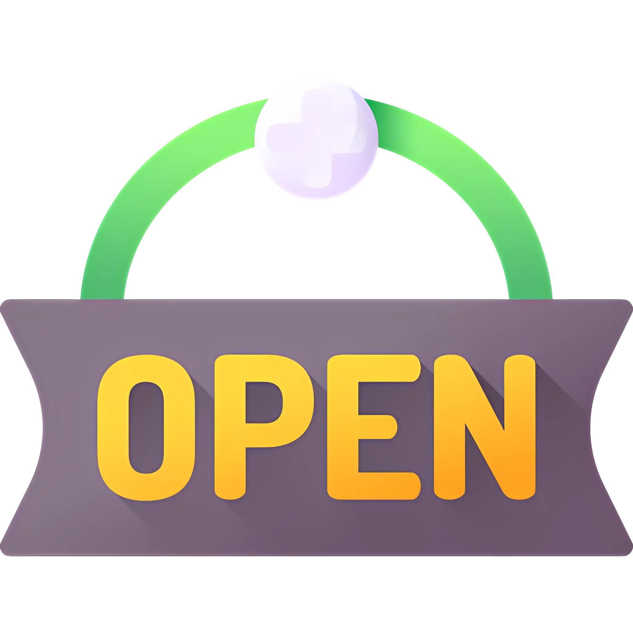 Modern Open Sign Board