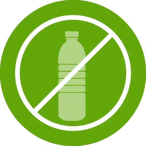 No Plastic Bottle Sign