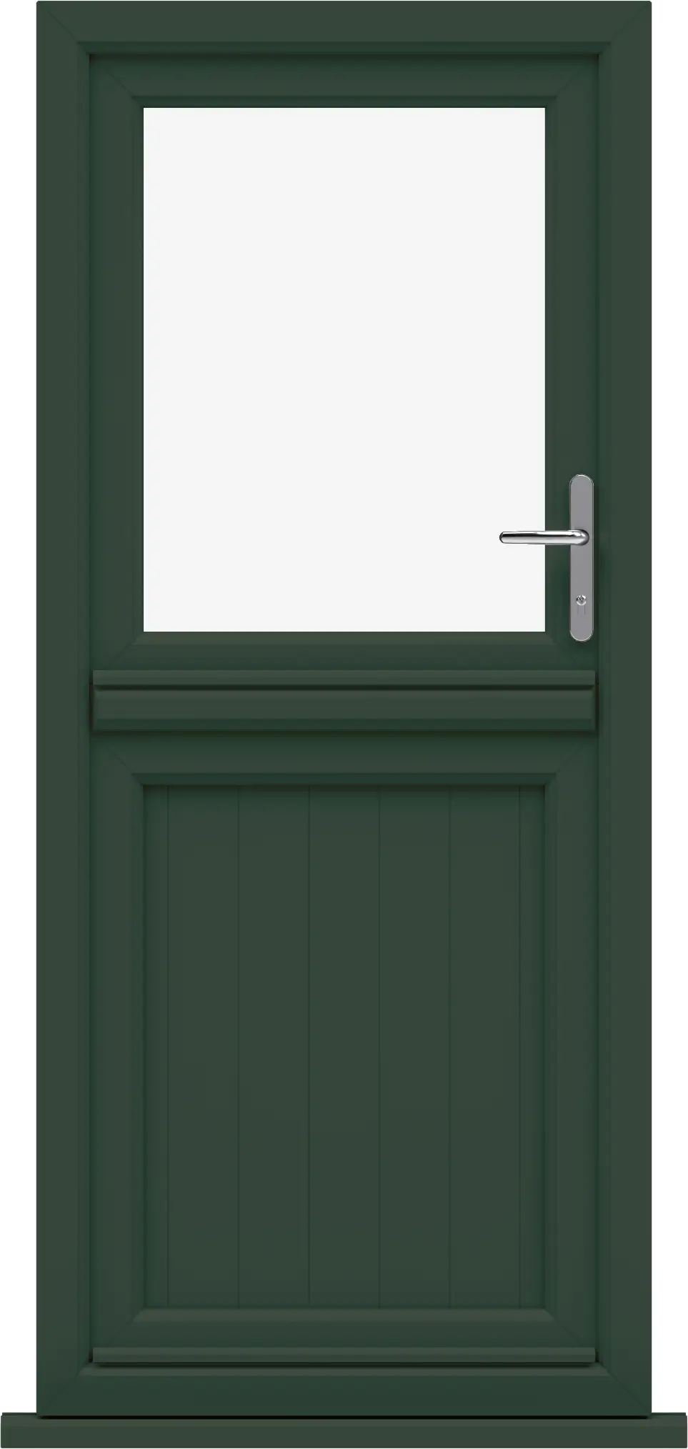 Green Frame Panel Door