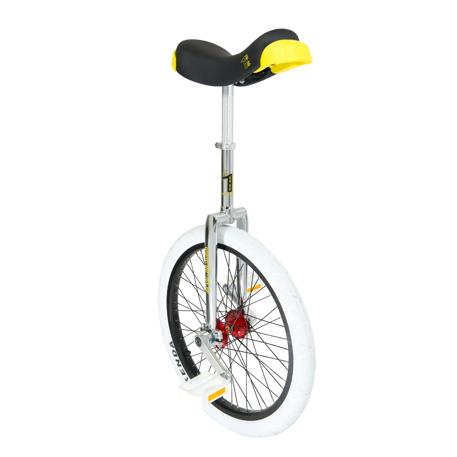 Unicycle with Yellow Seat for Balance Training